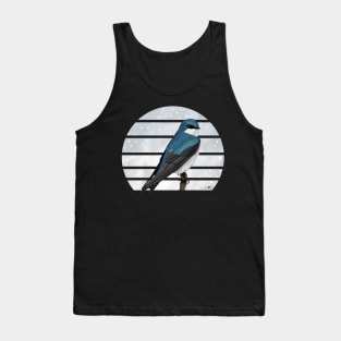 Tree Swallow Bird Illustration Tank Top